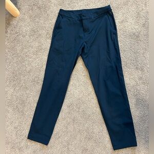 Lululemon slim fit commission pant - navy blue